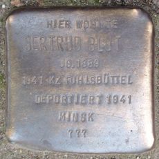 Stolperstein dedicated to Gertrud Blut