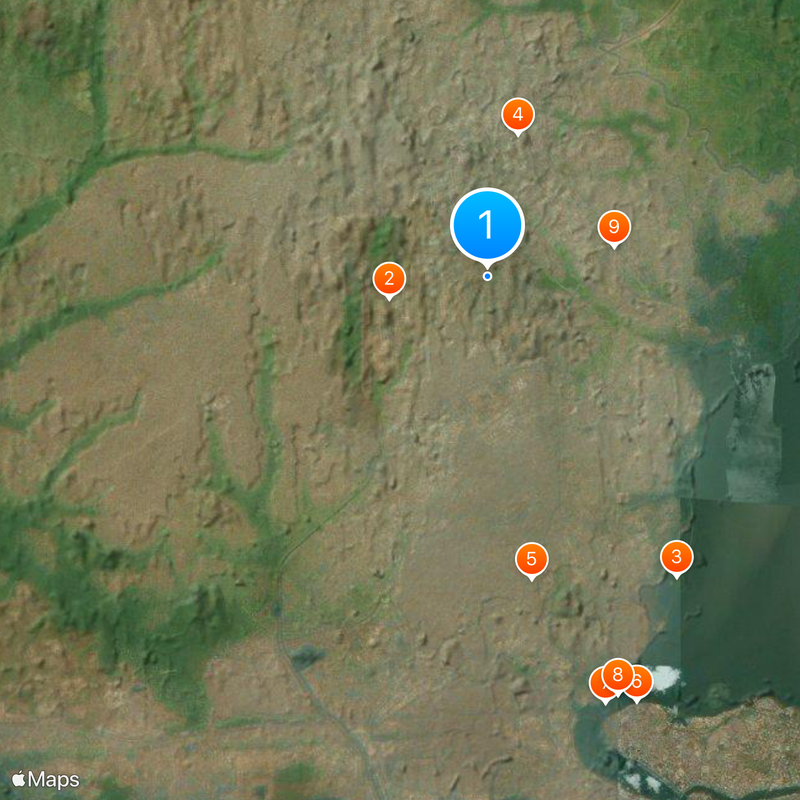 United Bank for Africa Map