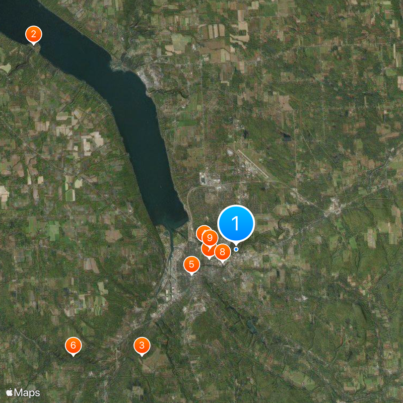 Tompkins County Karte