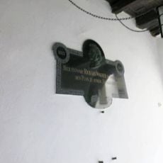 Pamětní deska Richarda Wagnera v bráně hradu Střekov