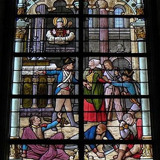 Baie 17 de l'église Saint-Marse de Bais