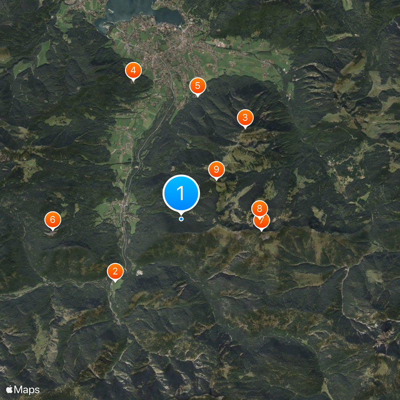 Bavarian Alps Map