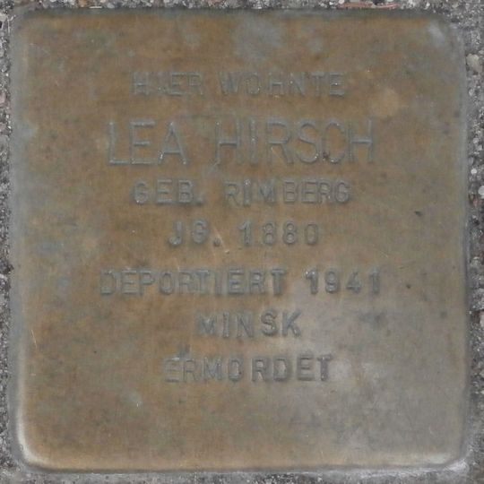 Stolperstein für Lea Hirsch