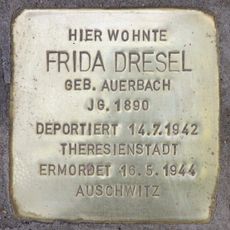 Stolperstein dedicated to Frida Dresel