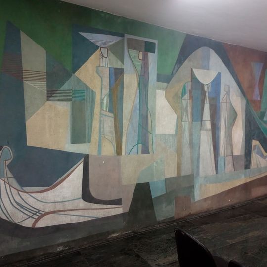 Painel de Roberto Burle Marx no edifício Aureliano Hoffman