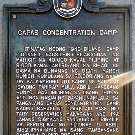Capas Concentration Camp historical marker