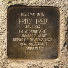 Stolperstein dedicated to Fritz Treu
