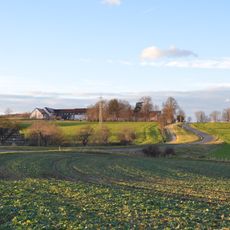 Sachgesamtheit '''Rittergut Zscheckwitz''': Herrenhaus, Wirtschaftsgebäude und Gutspark (Gartendenkmal) mit Einfriedungsmauer eines Rittergutes Zscheckwitz 1