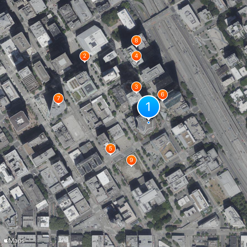 Columbia Center Mapa