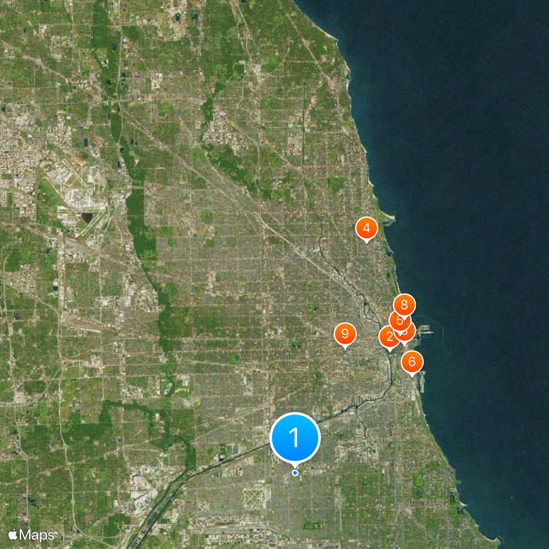 Condado de Cook Mapa