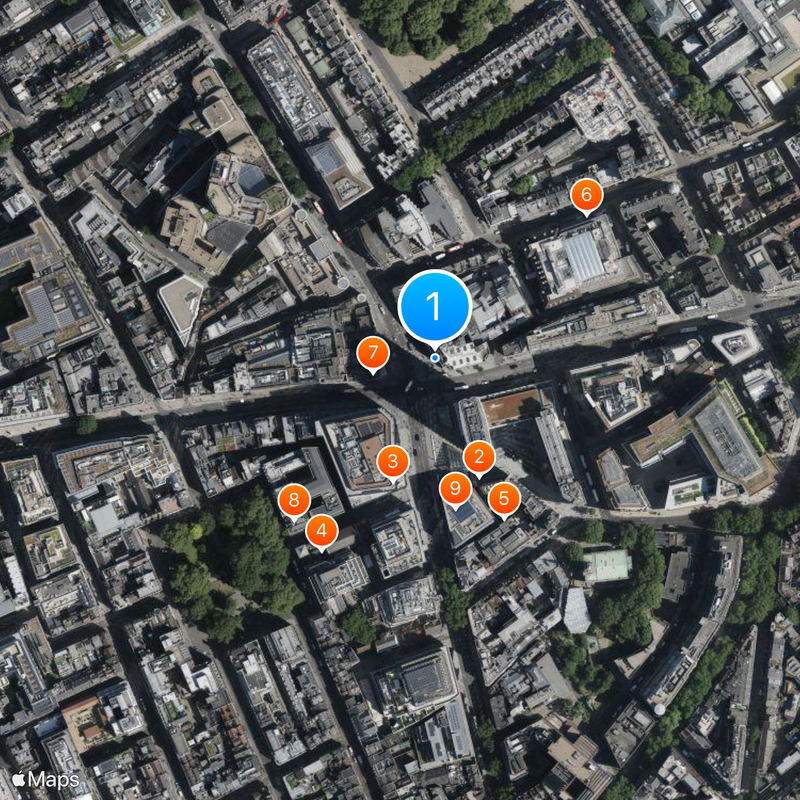 Dominion Theatre Mappa