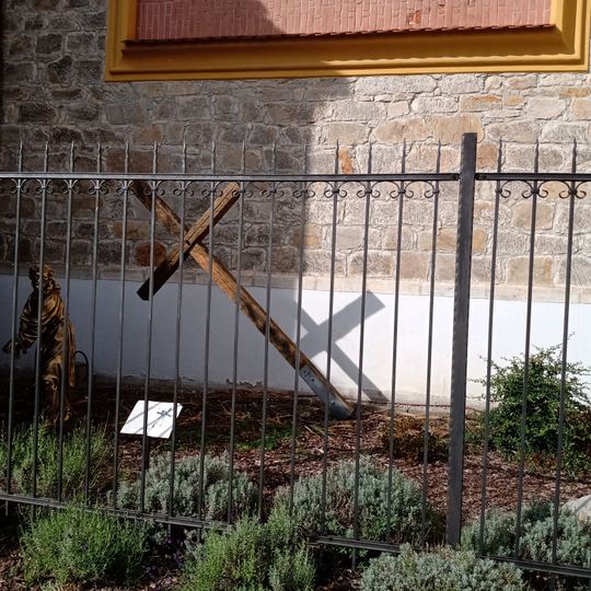 IV. zastavení křížové cesty u kostela na Hluboké