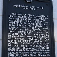 Father Modesto de Castro historical marker