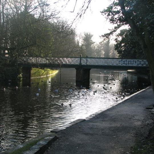 South Bridge Over Serpentine Lake In Botanic Gardens