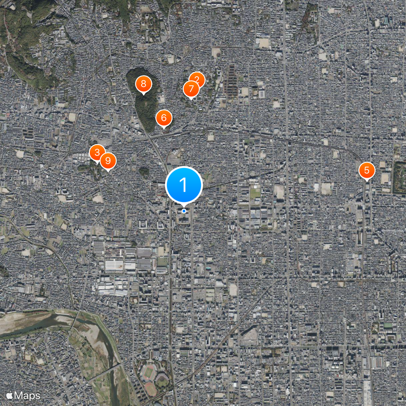 Kyoto University of Advanced Science Map
