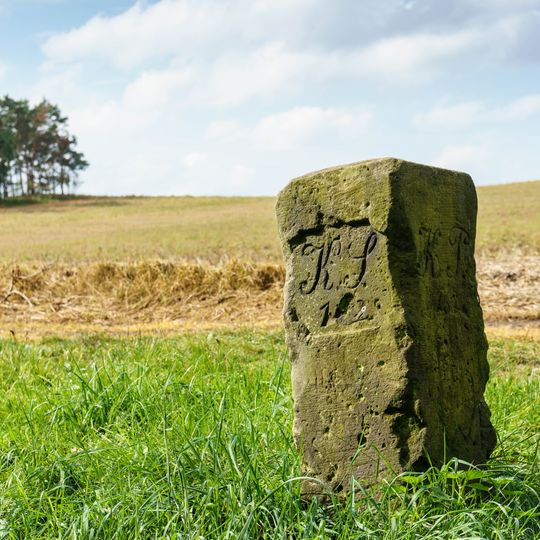 Sächsisch-Preußischer Grenzstein: Pilar Nr. 162