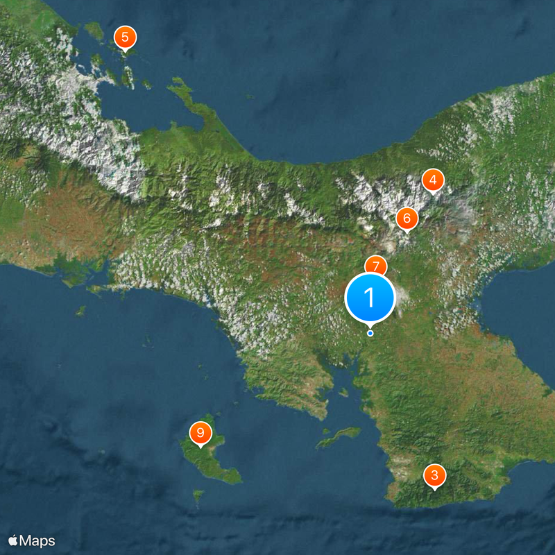 Veraguas Province Map
