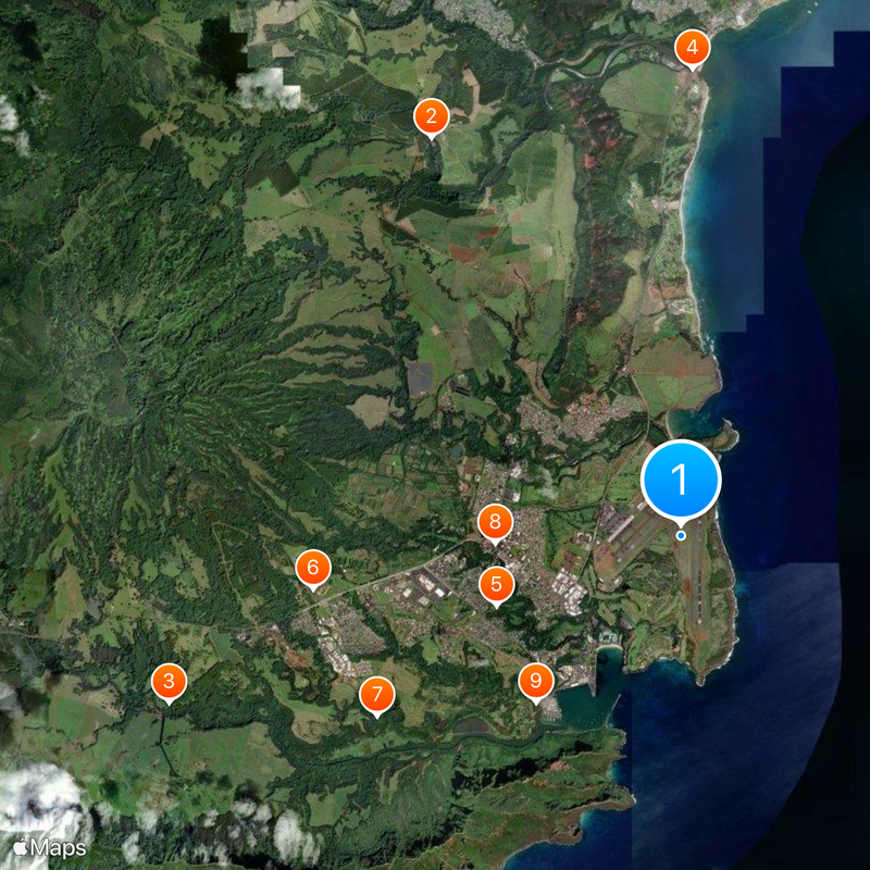 Lihue Airport Map