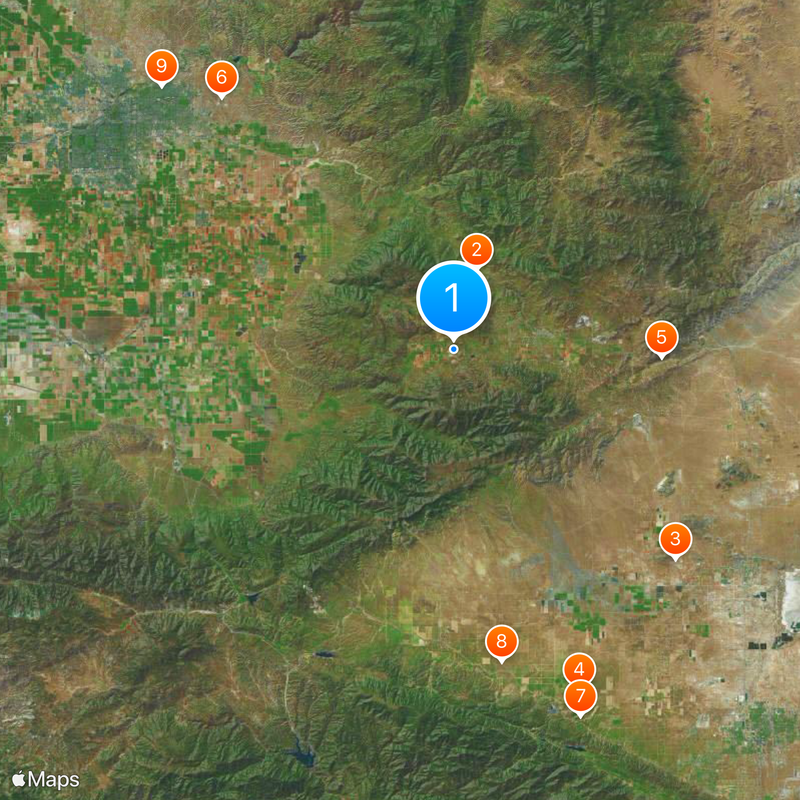 California Correctional Institution Karte