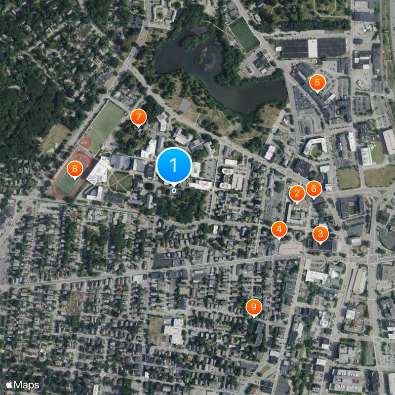 Worcester Polytechnic Institute Map