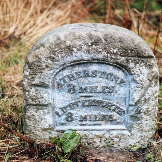 Milestone, N of Hinckley Island and Hanover Hotel