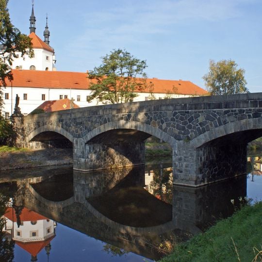 Stone bridge in Březnice