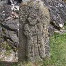 Křížový kámen na hradě Rabí