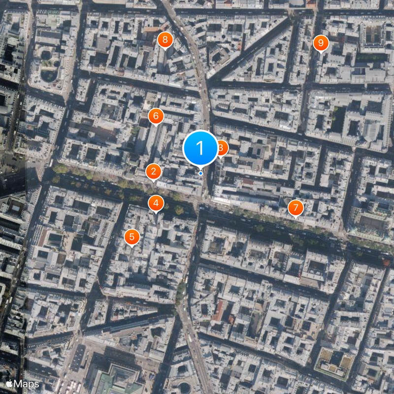 Bouillon Chartier Grands Boulevards Mapa