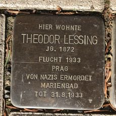 Stolperstein dedicated to Theodor Lessing