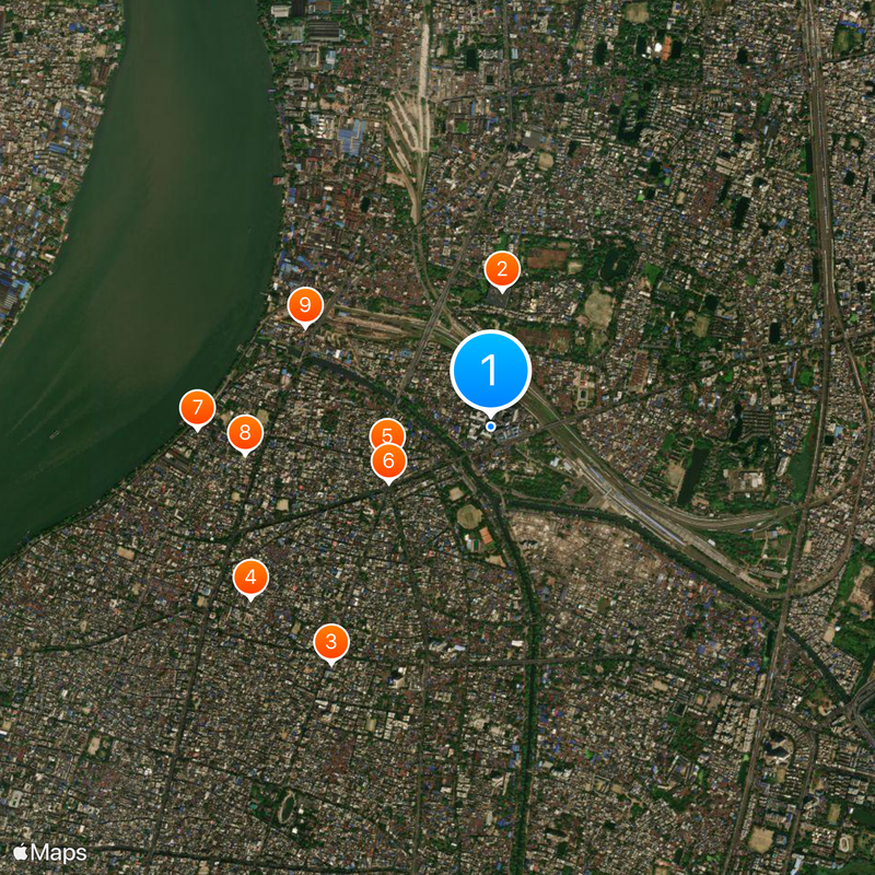 R. G. Kar Medical College and Hospital Mapa