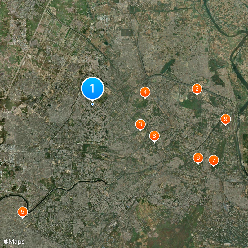 Rajiv Gandhi Cancer Institute and Research Centre Map