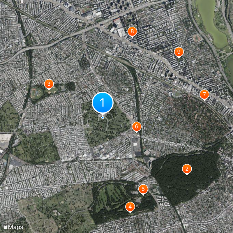 Saint John's Cemetery Mappa