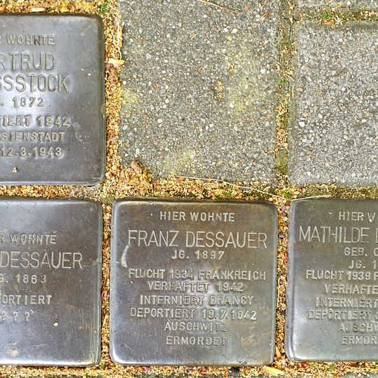Stolperstein em memória de Gertrud Weißstock