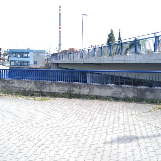 Bridge of Katovická street over the Otava in Strakonice