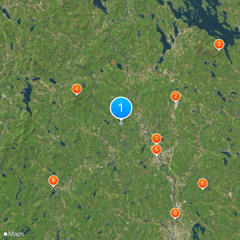 Merrimack County Map