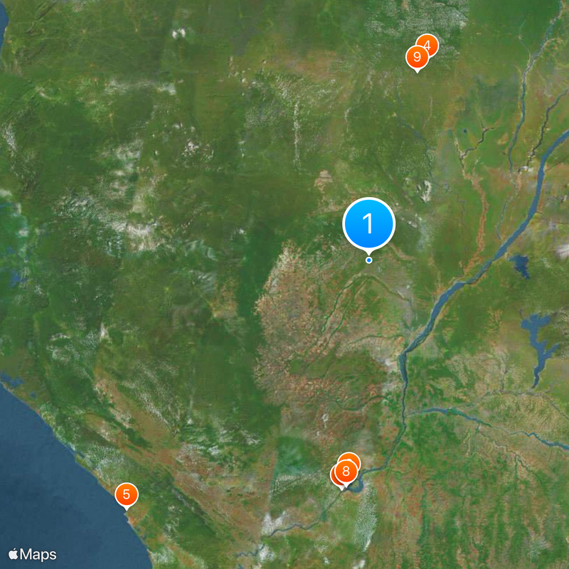 République du Congo Carte