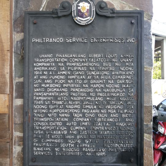 Philtranco Service Enterprises, Inc. historical marker