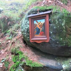 Obrázek VI. zastavení křížové cesty v areálu Bratrského oltáře