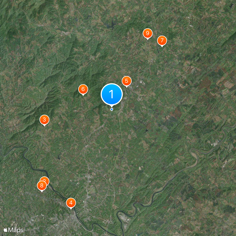 Sweet Briar College Mappa