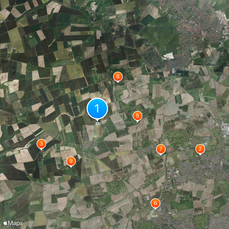 Humberside Map