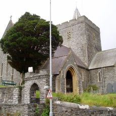 Churchyard gate to SW of Church of St Padarn