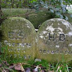 Boundary Stone At Abutment Of Inghey Bridge