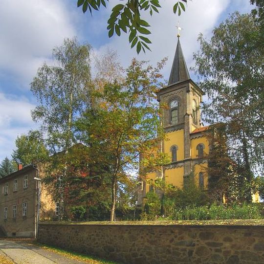 Dorfkirche und Kirchhof Bischdorf Kirchweg 4