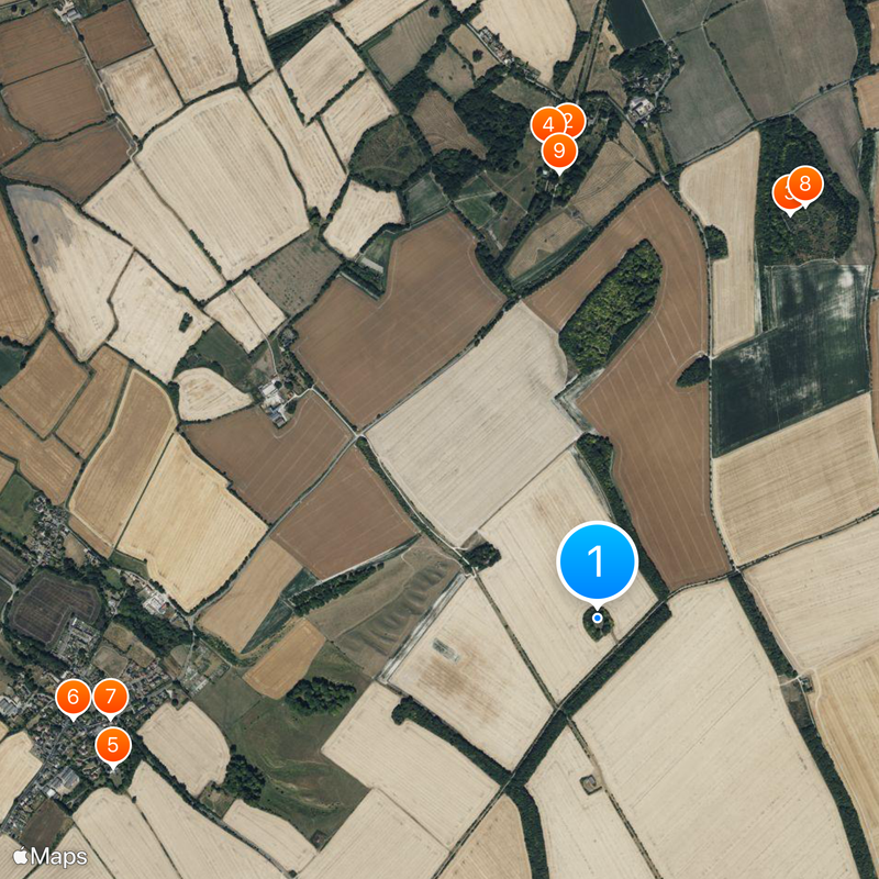 Wayland's Smithy Map