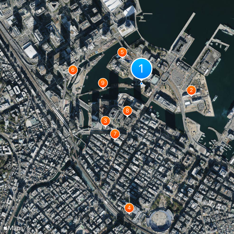 Yokohama Air Cabin Mappa