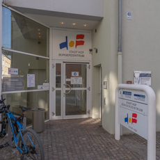 Civic center town of Hof