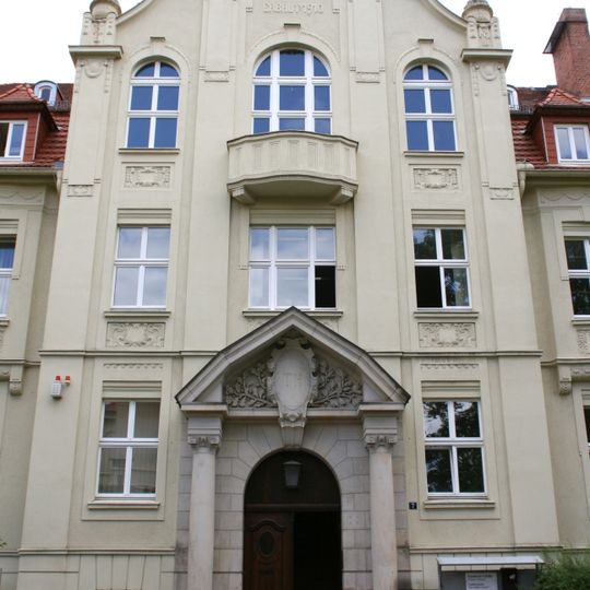 Haus des Kreiskommunalverbandes des Landkreises Görlitz ; Verwaltungsbau mit Garten und Einfriedung Otto-Müller-Straße 7