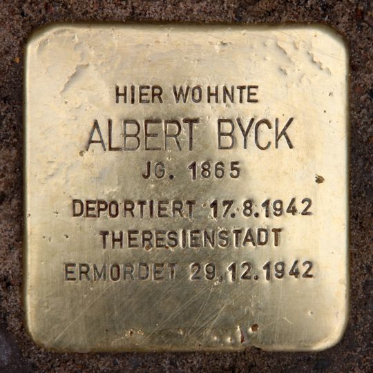 Stolperstein für Albert Byck
