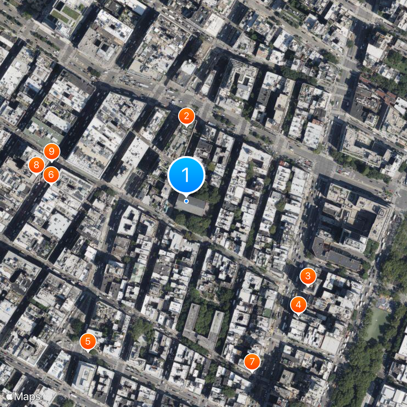 St. Patrick's Old Cathedral Map