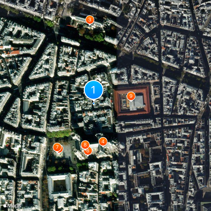 Chez Castel Map